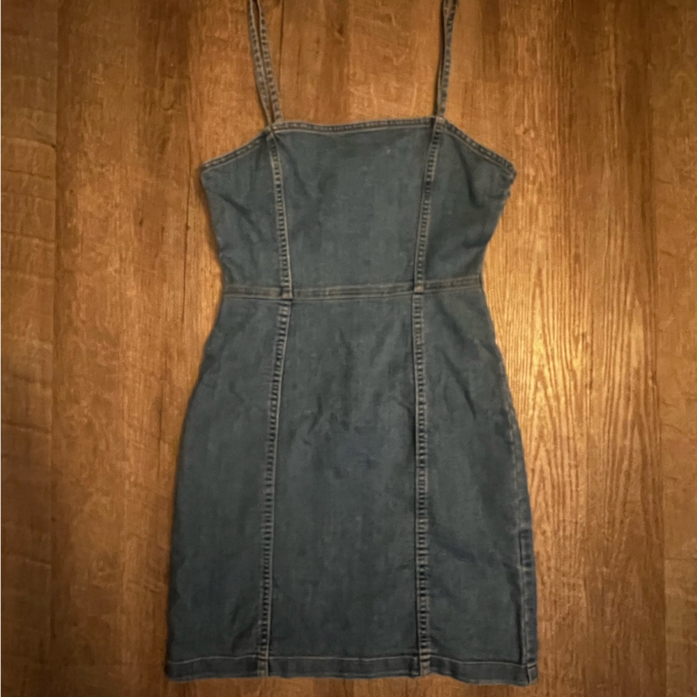 H&M Blue Denim Mini Dress